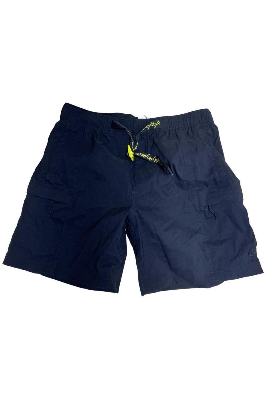 The North Face Men's Classic V Belted Shorts Black/Citronelle Green - Regular